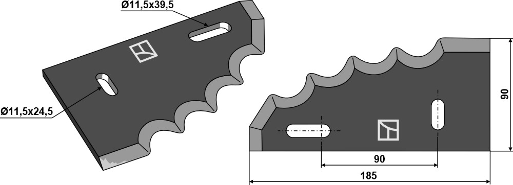 IHOF Futtermischwagenmesser, rechts