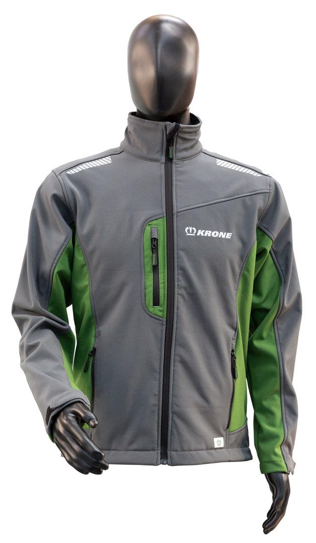 KRONE Softshelljacke  XXL Anthrazit/Grün KRONE Softshelljacke  XXL Anthrazit/Grün