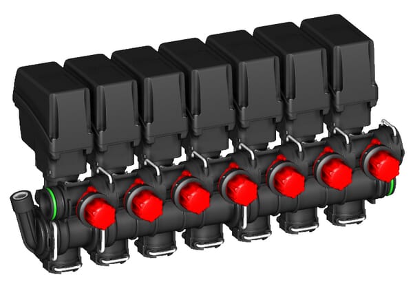 Elektroventilset 7 Abschnitte, mit Bypass, T5 863T0170