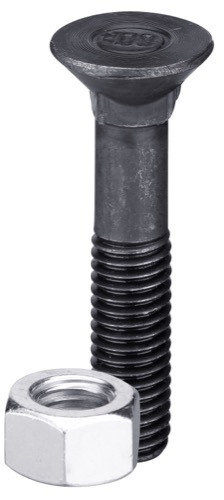 86088 IHOF Pflugschraube DIN608 M8x1,25x60 und Sechskantmutter