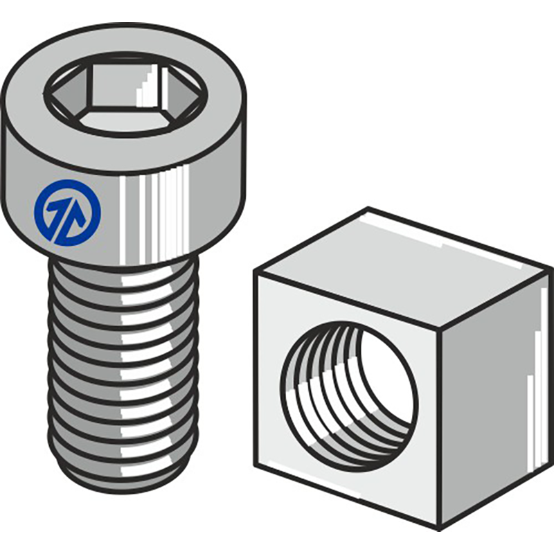 Landwirtschaft Bodenbearbeitung Grubber Schare & Leitbleche Sicherungsschraube