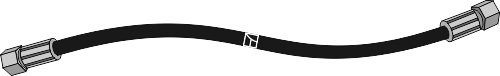 IHOF Flexibler Schlauch 800mm