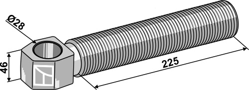 IHOF Gelenkspindel 1.3/4