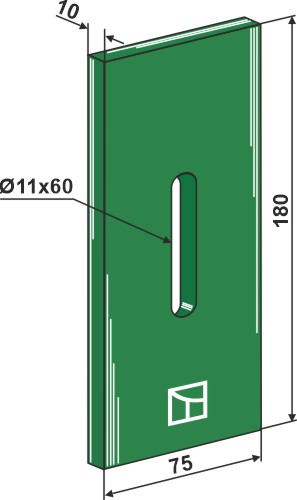 IHOF Greenflex Kunststoff-Abstreifer für Packerwalzen