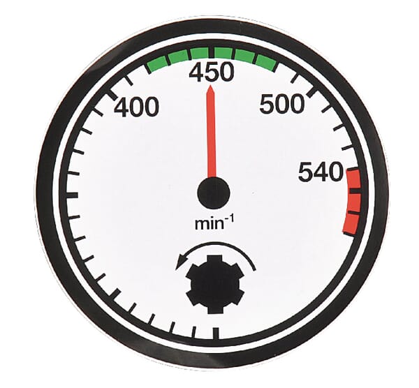 Aufkleber 450 RPM Fella (165901) von Agco