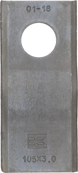 Kramp Mähmesser links / rechts 105x47x3 mm, Bohrung Ø 21 mm, geeignet für Kverneland / Claas / PZ / Krone / Marangon / Massey Ferguson / Pöttinger / Taarup / Vicon, 25er-Packung VGCM120KR Kramp Mähmesser links / rechts 105x47x3 mm, Bohrung Ø 21 mm, geeignet für Kverneland / Claas / PZ / Krone / Marangon / Massey Ferguson / Pöttinger / Taarup / Vicon, 25er-Packung VGCM120KR