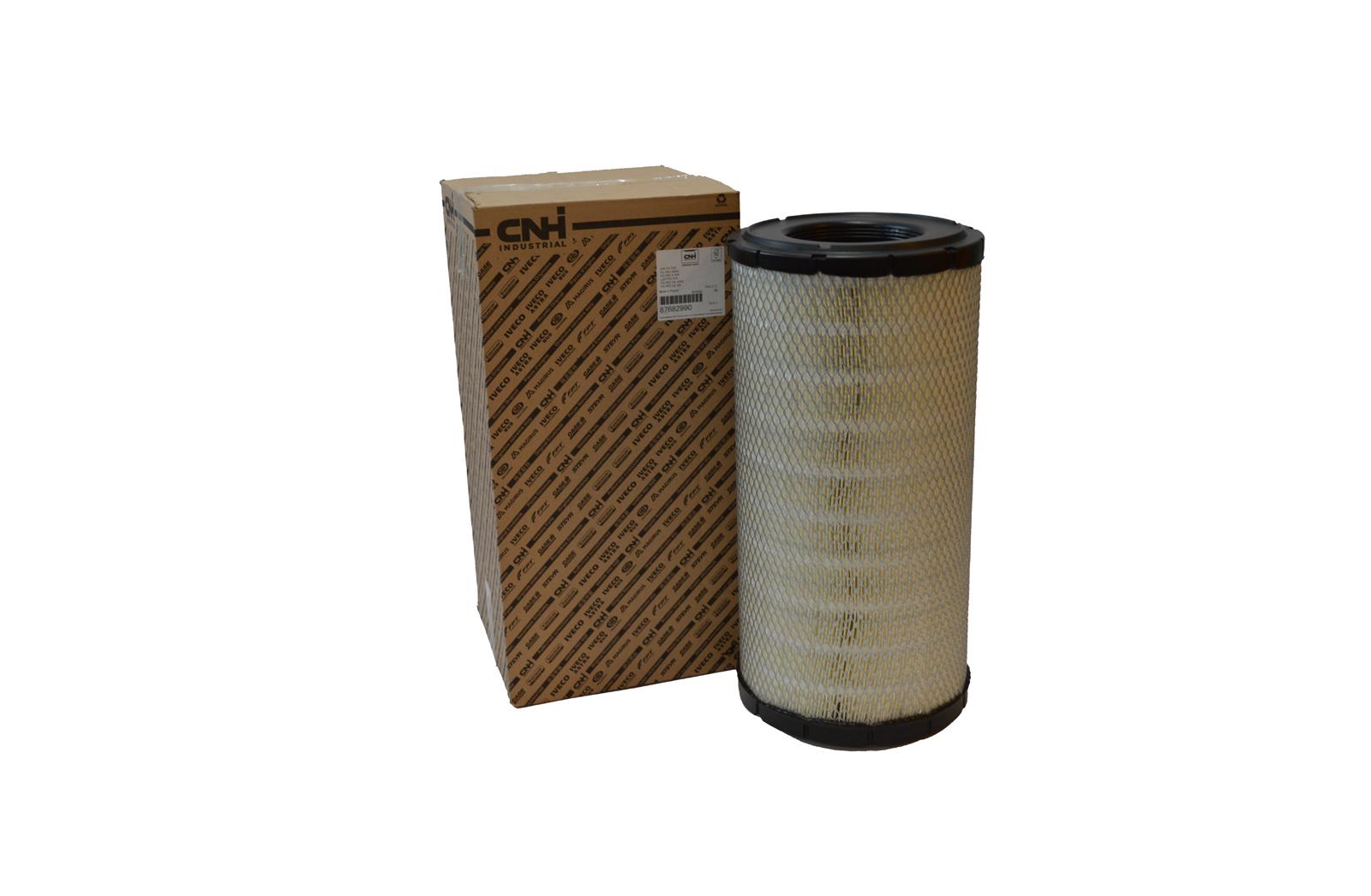 Luftfilter für New Holland Traktoren, Radlader/Lader und Mähdrescher sowie FORD Traktoren, Mähdrescher, Radlader/Lader, Ballenpressen und Baggerlader sowie FIAT Traktoren, Mähdrescher und Radlader/Lader sowie Laverda Traktoren und Mähdrescher 