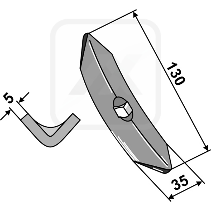 Landwirtschaft Bodenbearbeitung Grubber Schare & Leitbleche Schar 