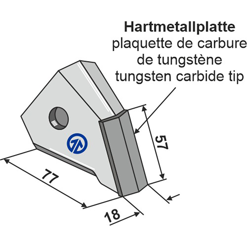 Landwirtschaft Bodenbearbeitung Grubber Schare & Leitbleche Wechselspitze - NUR Saat