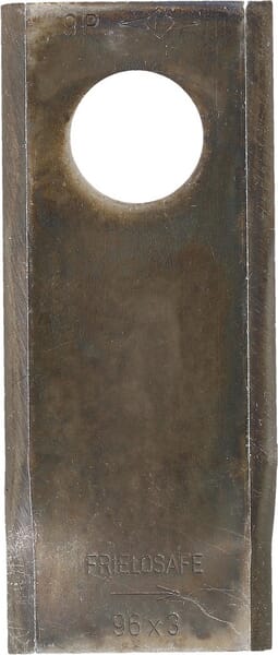 Kramp Mähmesser links 96x40x3 mm, Bohrung Ø 19 mm, geeignet für Deutz Fahr, 25er-Packung VF16502727KR