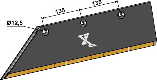 IHOF Schar-Hinterteil 15x150 SB58D L - links - Hartmetall