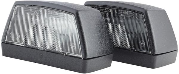 2KA003389061 Kennzeichenleuchte 55 x 102 mm schwarz 10 W Kennzeichenleuchte 55 x 102 mm schwarz 10 W 2KA003389061