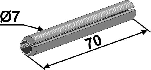 IHOF Spannstift - Ø7x70