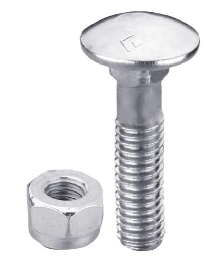 8556034V IHOF Flachrundschraube M8x1,25x55 verzinkt mit Mutter