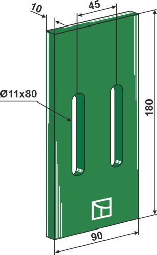 IHOF Greenflex Kunststoff-Abstreifer für Packerwalzen