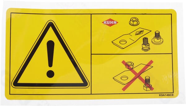 Abziehbild (K9A146CE) von Kuhn