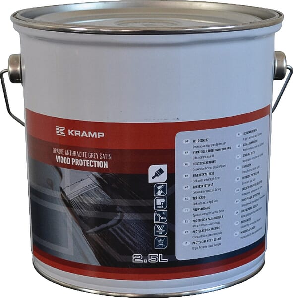 Kramp Holzschutzfarbe Antikblau 2,5L #017194175258KR