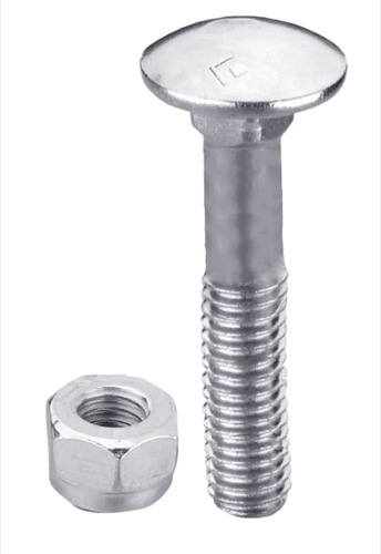 8806034V IHOF Flachrundschraube M8x1,25x80 verzinkt mit Mutter