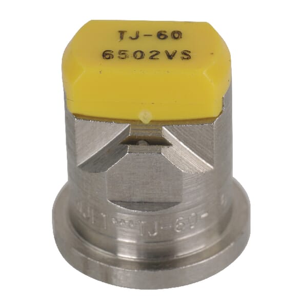 Doppelflachstrahldüse TJ 65° gelb V2A TJ606502VS