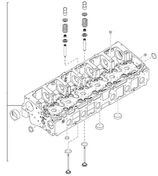 Zylinderkopf mit Elementen (5802531424FPT) von New Holland