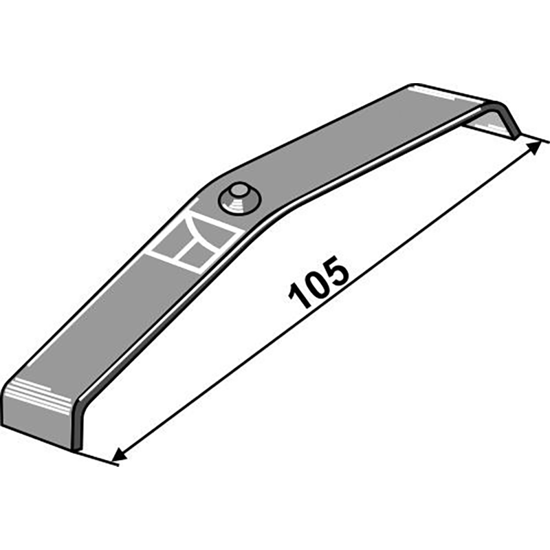 Landwirtschaft Bodenbearbeitung Grubber Schare & Leitbleche Sicherungsfeder