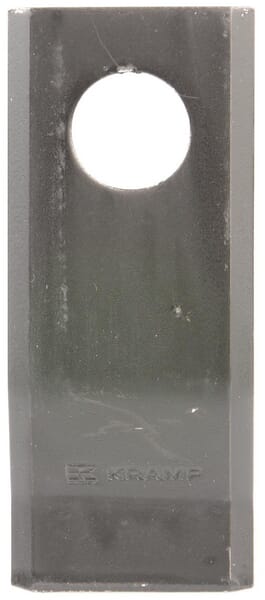 KV96GBKR Mähmesser links / rechts 96x40x3 mm, Bohrung Ø 19 mm, geeignet für Fella/Pöttinger/PZ, 25er-Packung Kramp Mähmesser links / rechts 96x40x3 mm, Bohrung Ø 19 mm, geeignet für Fella/Pöttinger/PZ, 25er-Packung KV96GBKR