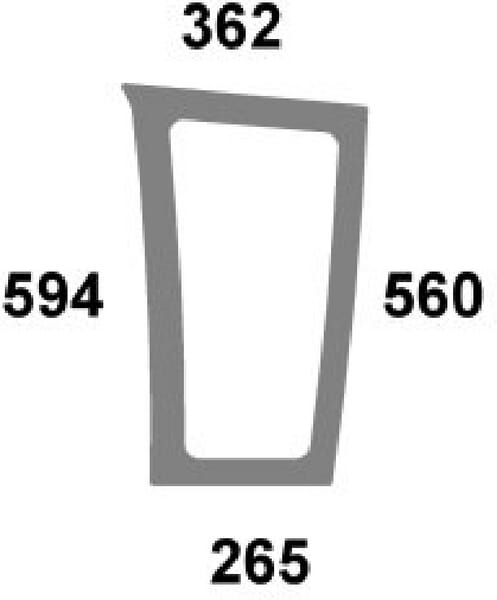 Kramp Frontscheibe unten 916811040061N