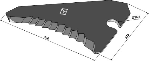 IHOF Ladewagenmesser 330mm