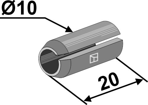 IHOF Spannstift - Ø10x20 ISO8752
