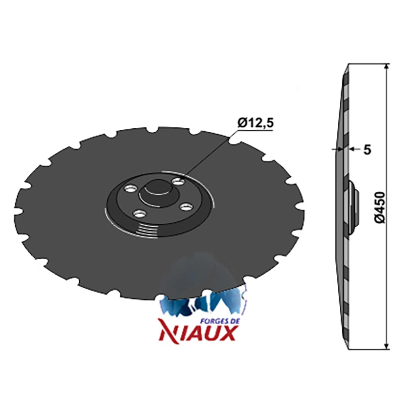 Landwirtschaft Bodenbearbeitung Scheibeneggen Scheibe gezackt Väderstad|Niaux