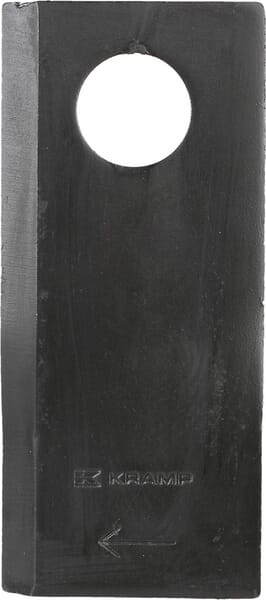 Kramp Mähmesser rechts 112x49x4 mm, Bohrung Ø 21 mm, geeignet für Pöttinger, 25er-Packung 434970KR