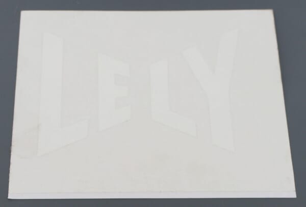 Aufkleber "Lely" (9117002002) von Agco