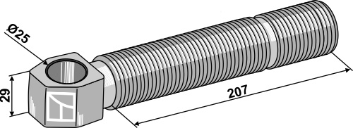 IHOF Gelenkspindel Ø25
