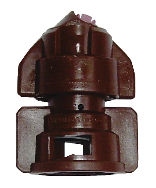 Doppelflachstrahldüse TDHS 110° braun TDHS11005