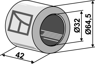 IHOF Hartholzlager - Ø32mm