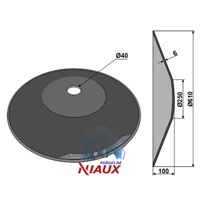 Landwirtschaft Bodenbearbeitung Scheibeneggen Scheibe glatt John Deere