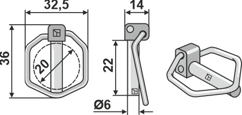 IHOF Klappsplint 6.0x21