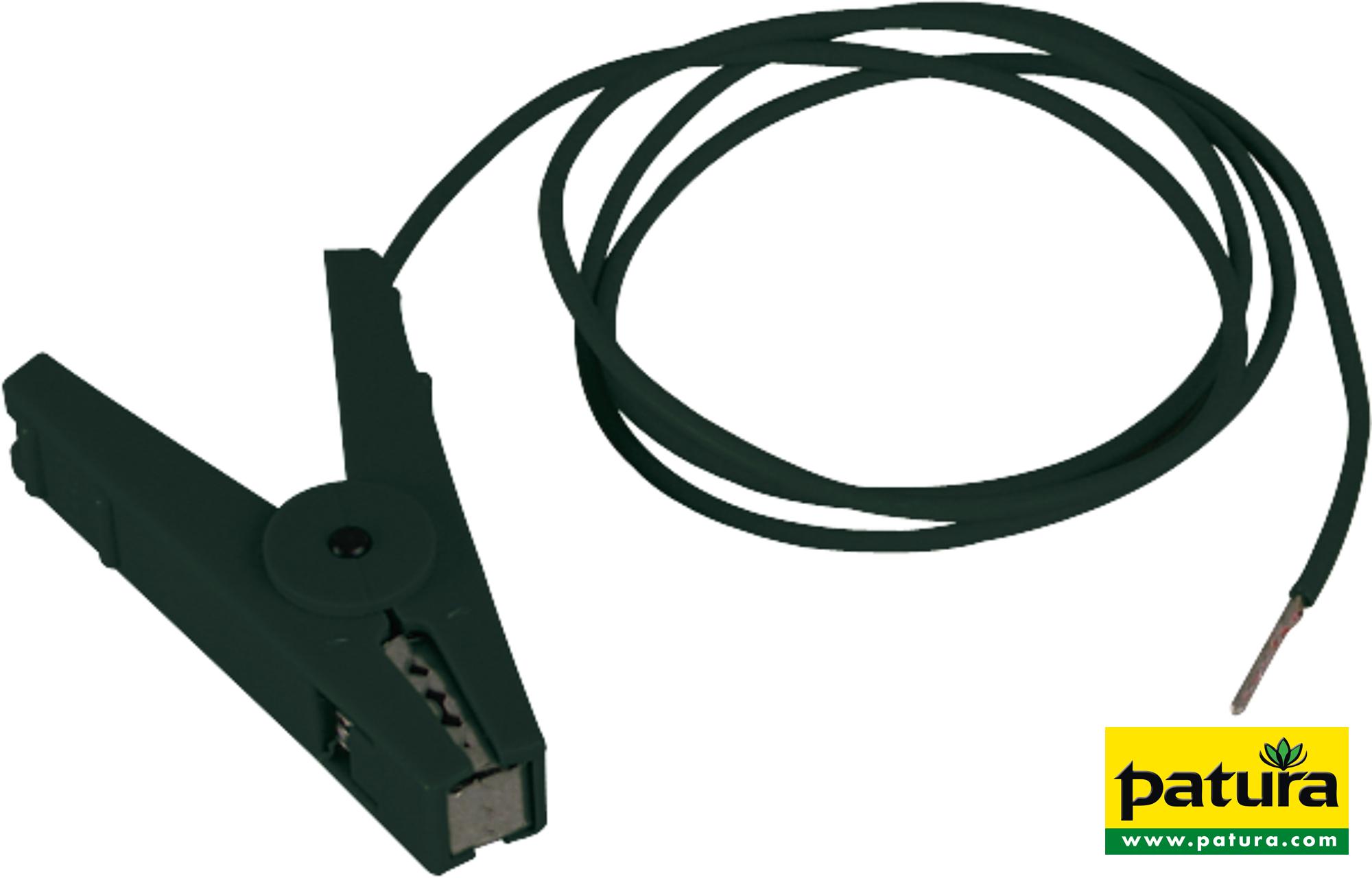 ANSCHLUSSKLEMME SCHWARZ, MIT EDELSTAHLKO