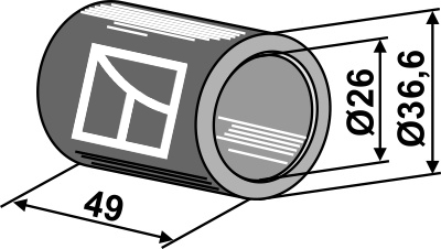 IHOF PVC-Lagerbuchse