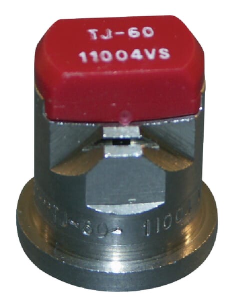 Doppelflachstrahldüse TJ 110° rot V2A TJ6011004VS