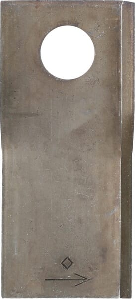 Kramp Mähmesser links 108x47x4 mm, Bohrung Ø 19 mm, geeignet für Pöttinger, 25er-Packung 434985KR