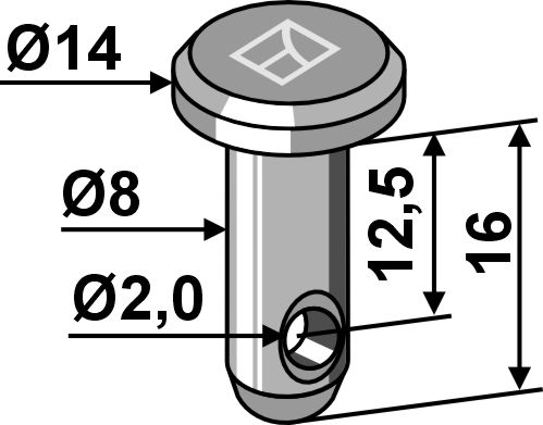 IHOF Splintbolzen Ø8x16