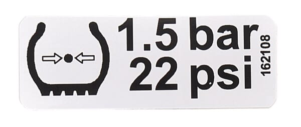 Aufkleber "3,0 BAR" Fella (162108) von Agco