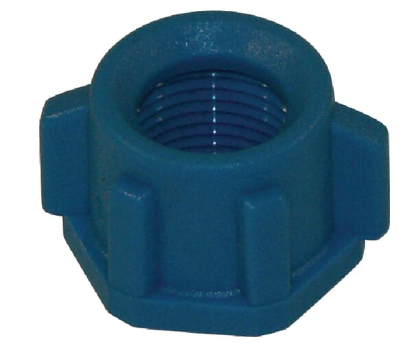 20001004 Überwurfmutter blau 3/8" Überwurfmutter blau 3/8" 20001004