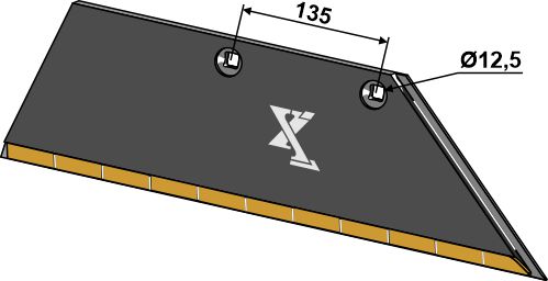 IHOF Schar-Hinterteil 15x150 SB45D R - rechts - Hartmetall