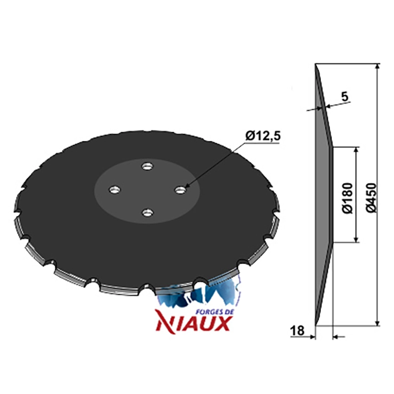 Landwirtschaft Bodenbearbeitung Scheibeneggen Scheibe Gezahnt gezackt Rabe|Vogel & Noot|Niaux