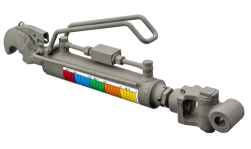 654-3-106 IHOF Hydraulischer Oberlenker mit Fanghaken und Gelenkkopf