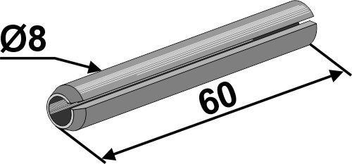 IHOF Spannstift - Ø8x60