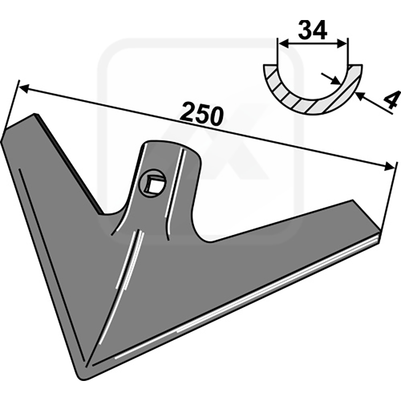Landwirtschaft Bodenbearbeitung Grubber Schare & Leitbleche Hackschar 