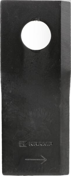 Kramp Mähmesser links 115x48x4 mm, Bohrung Ø 19 mm, geeignet für Claas, 25er-Packung 0009520430KR